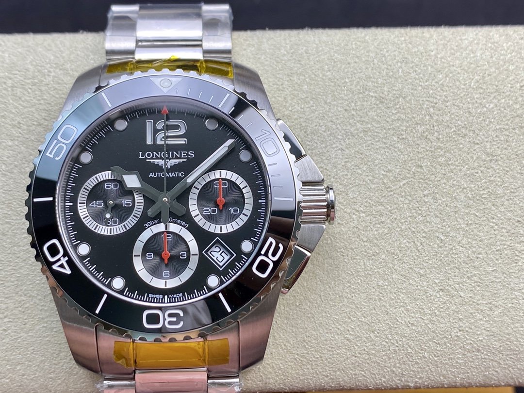 8F廠浪琴康卡斯7750機械計時系列原裝開模41MM複刻手錶
