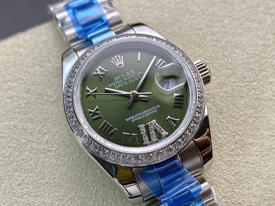WF廠高仿勞力士女裝日誌型28㎜日誌型279174-0009 女表複刻手錶