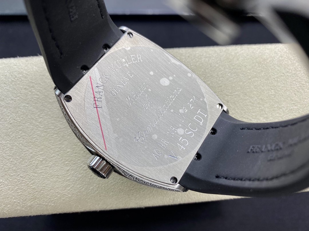ABF廠最高版本Franck Muller 高仿法穆蘭/法蘭克 Vanguard V45 滿天星ETA2824機芯45MM複刻手錶