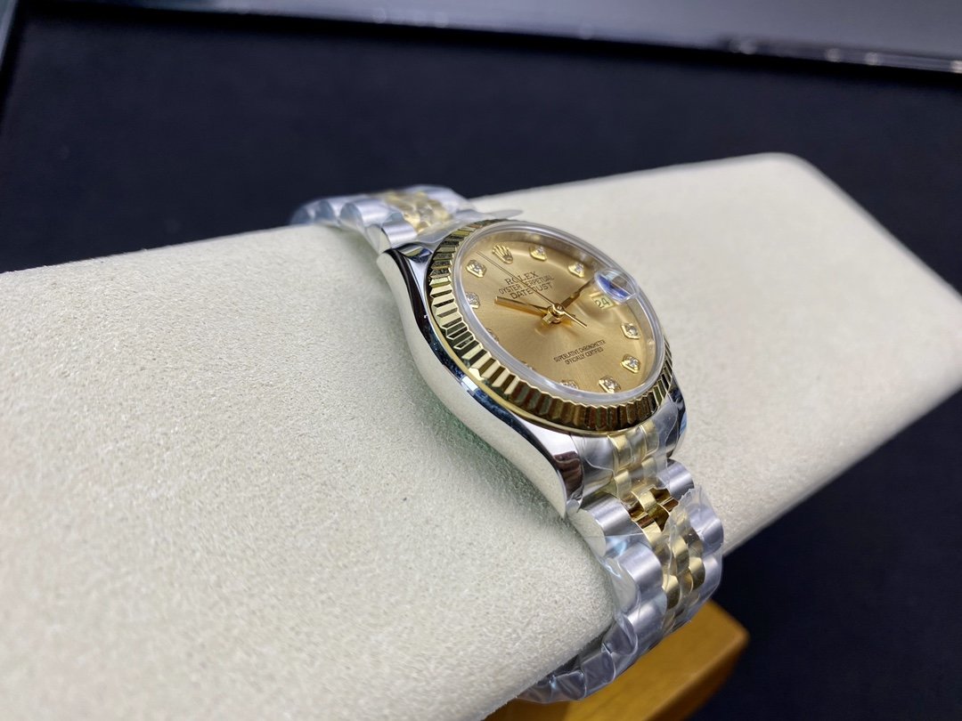BP廠高仿勞力士女裝日誌型31系列178384腕表2836機械機芯複刻手錶