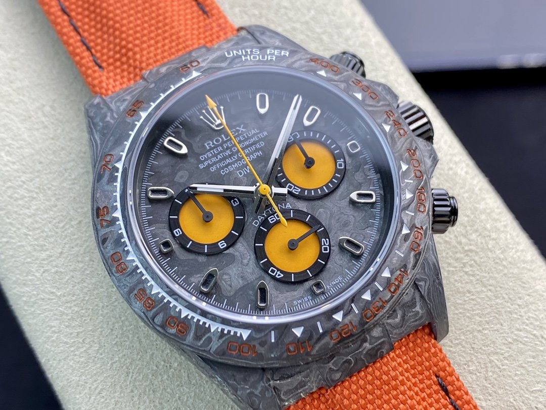 JH廠 勞力士碳纖維迪通拿系列計時腕表高仿表 複刻手錶
