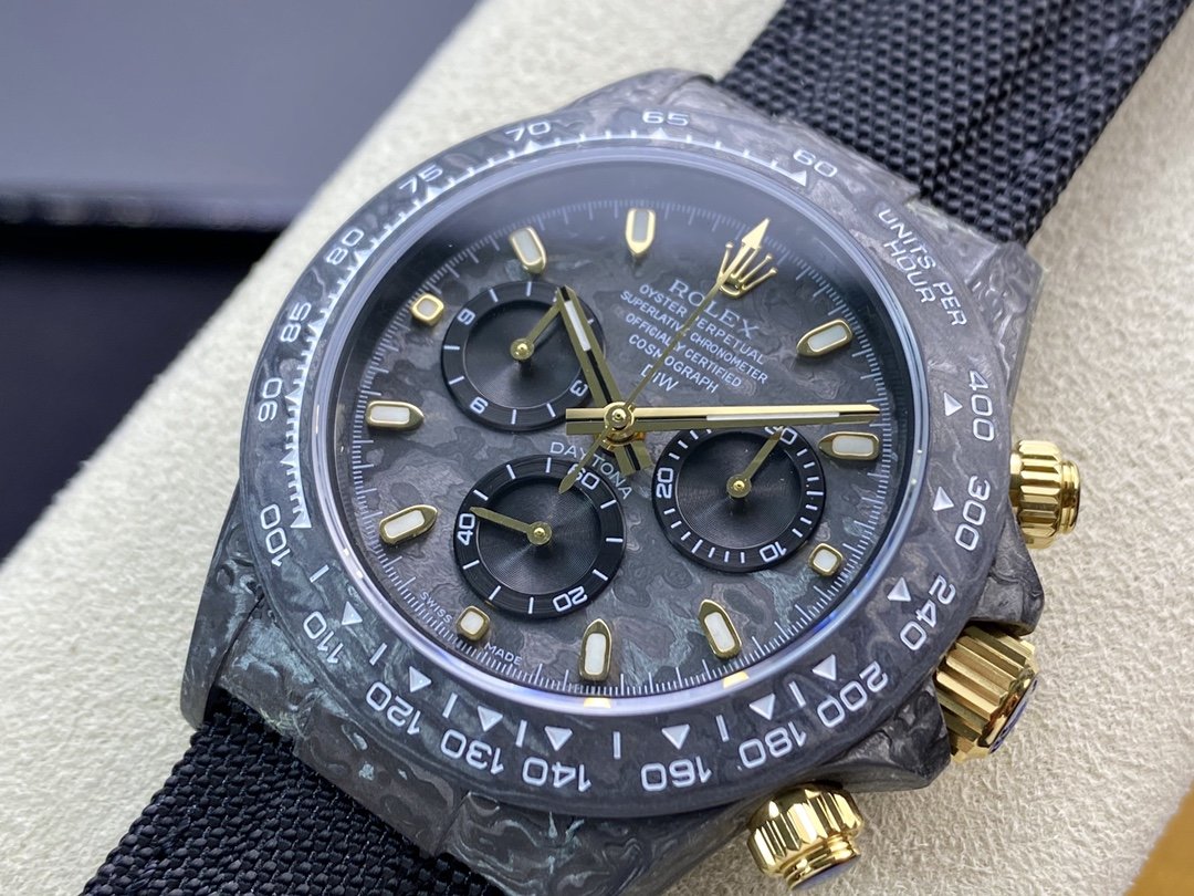 JH廠 高仿勞力士碳纖維迪通拿系列計時腕表複刻手錶