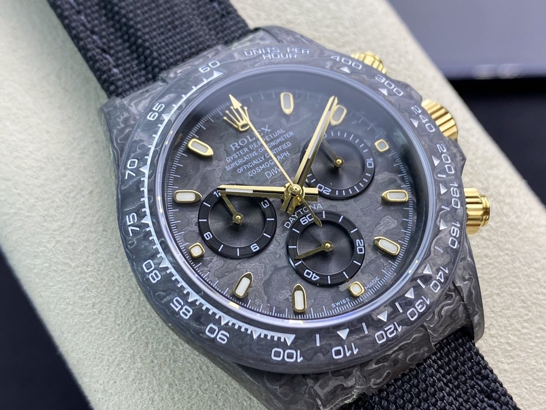 JH廠 高仿勞力士碳纖維迪通拿系列計時腕表複刻手錶