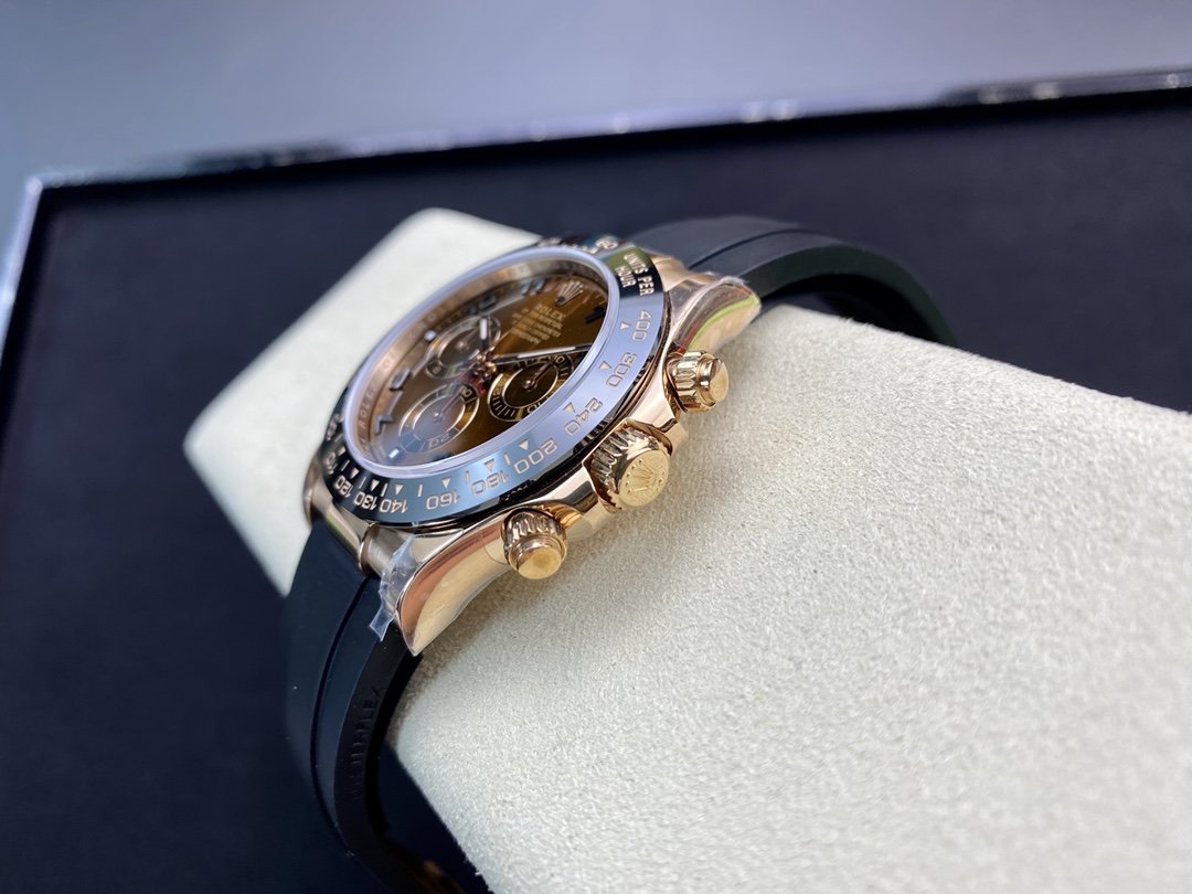 N廠V3版勞力士玫瑰金迪通拿系列4130機芯40MM高仿手錶