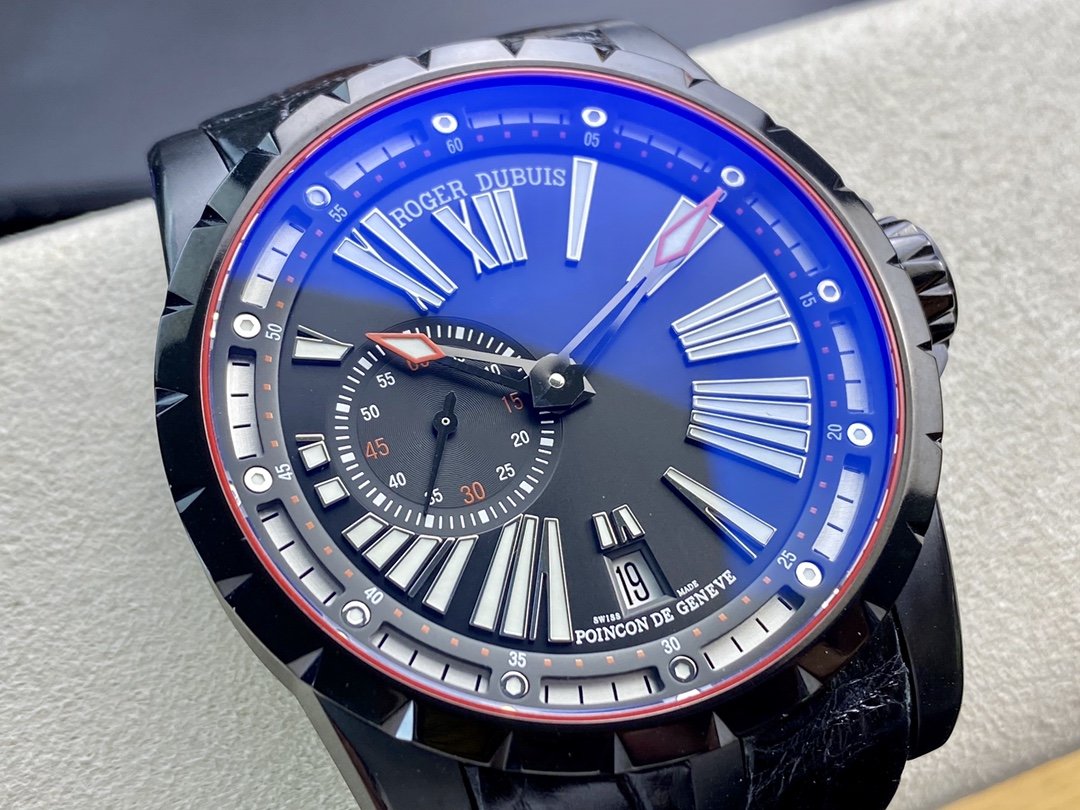 TBF廠 羅傑杜彼王者系列DBEX0542（0543）腕表45MM偏心珍珠機芯複刻手錶