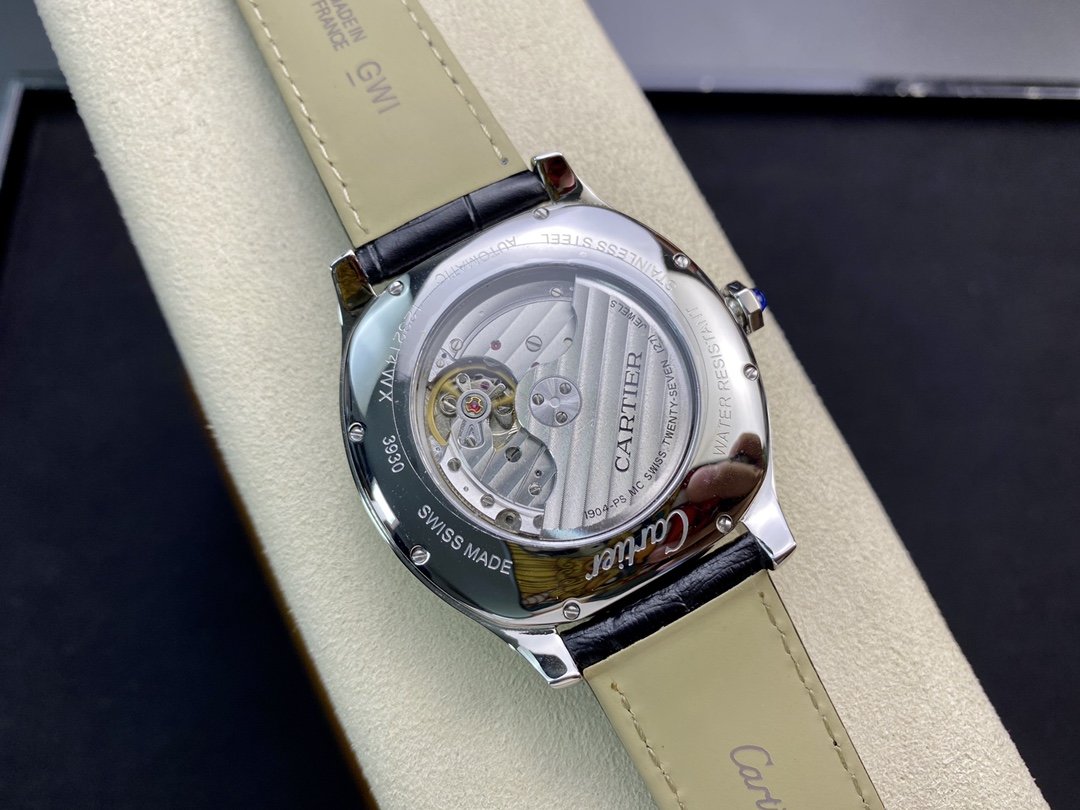 GS廠卡地亞Drive de Cartier系列40MM配CAL.1904機芯複刻腕表