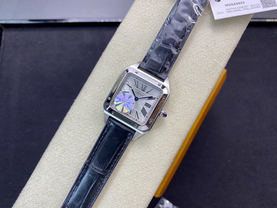 F1廠卡地亞山度士系列杜蒙27MM/43MM瑞士石英機芯複刻手錶