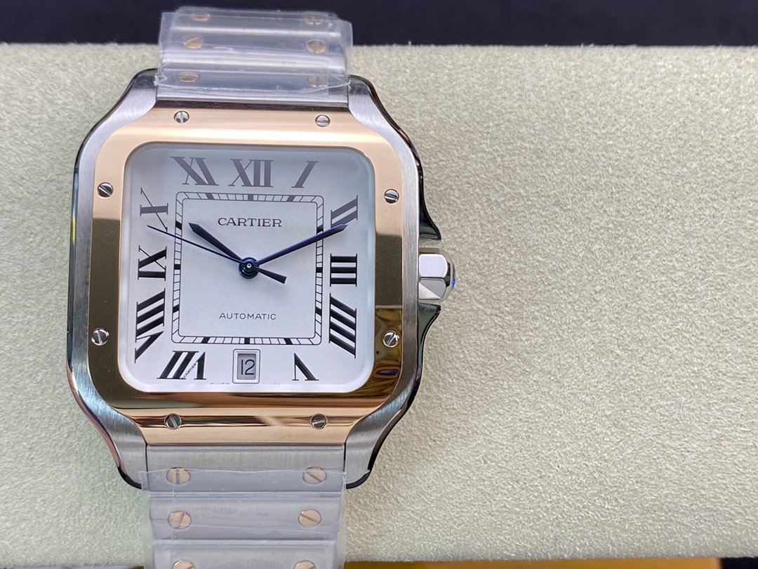 BV Factory高仿卡地亞Cartier山度士系列40MM9015機芯高拆錶帶複刻手錶