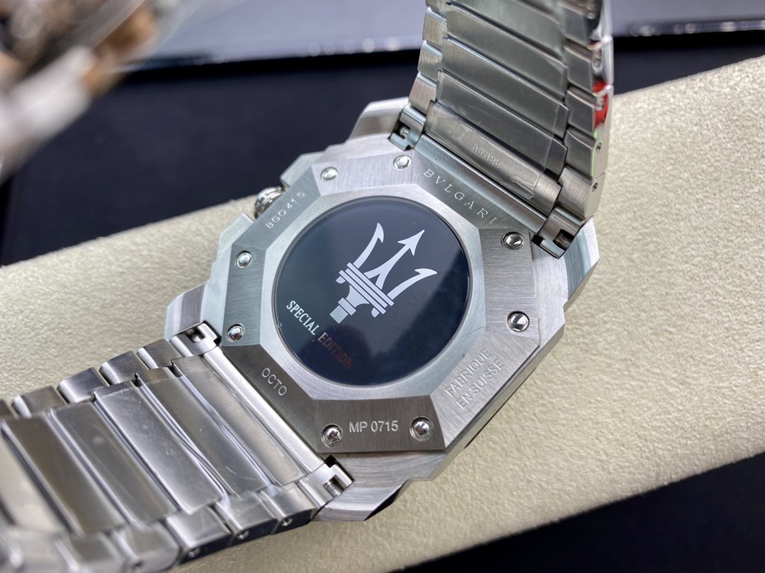 BV廠寶格麗BVLGARI市場最高版本OCTO系列42MM瑞士計時石英機芯男士複刻手錶