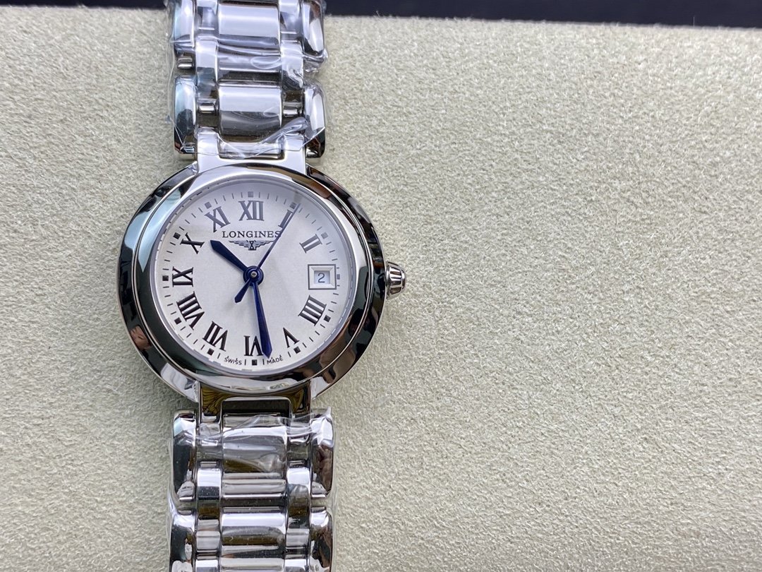 GS厂高仿浪琴心月系列瑞士石英機芯26.5MM女表複刻手錶