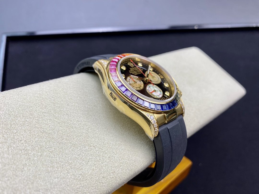 高仿勞力士Rolex全新彩虹圈迪通拿Daytona配7750機芯40MM複刻手錶