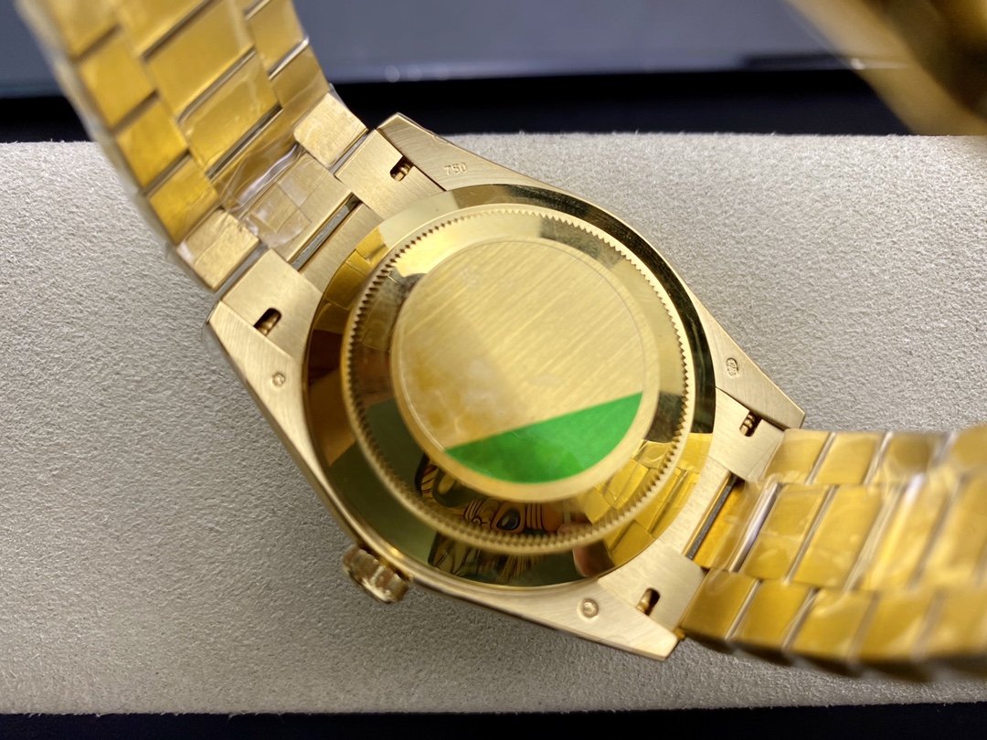 N廠高仿勞力士全金色 星期日志型 40mm V3版 3255機芯複刻手錶