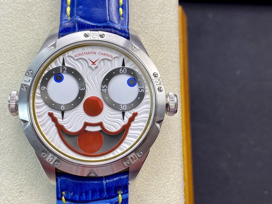 TW廠俄羅斯小丑最高版本V3S真功能快調月相機械42MM高仿手錶