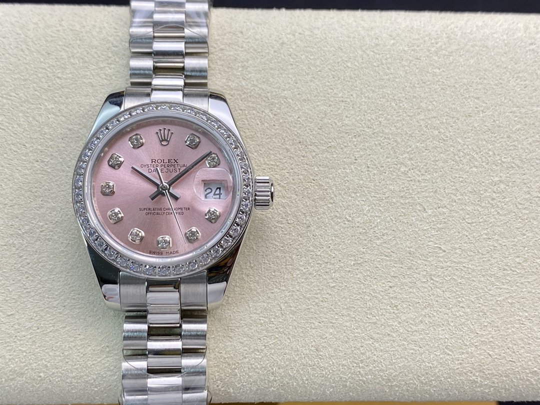 WF廠高仿勞力士女表日誌型2671機芯28㎜日誌型279174-0009複刻手錶手表