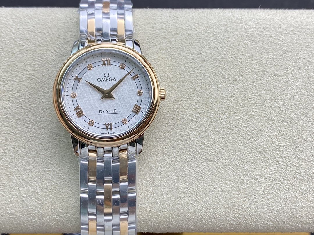 ZF廠真“芯”出品高仿歐米茄 女士蝶飛石英系列1376瑞士石英機芯27MM複刻手錶