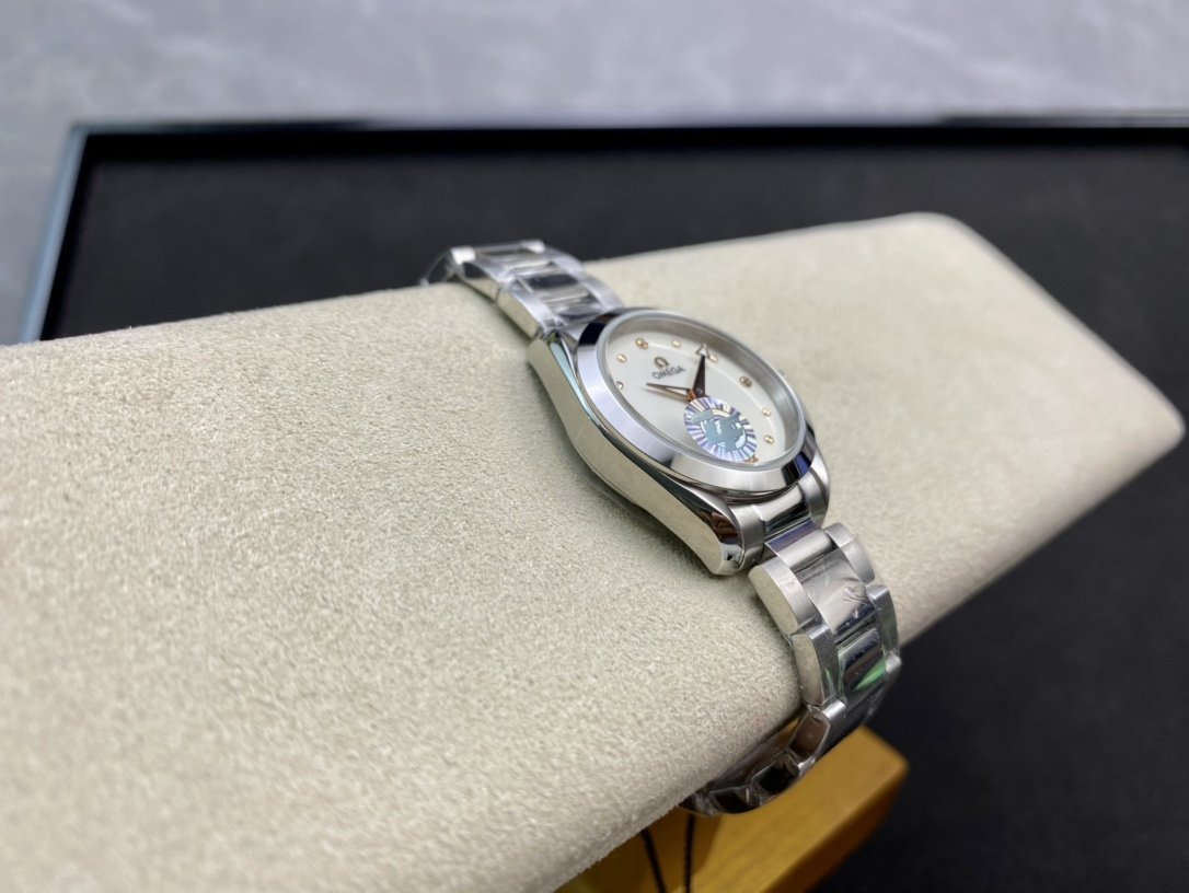 ZF廠高仿 歐米茄 女表 海馬220.10.28.60.54.001腕表4061石英機芯28MM複刻手錶手表