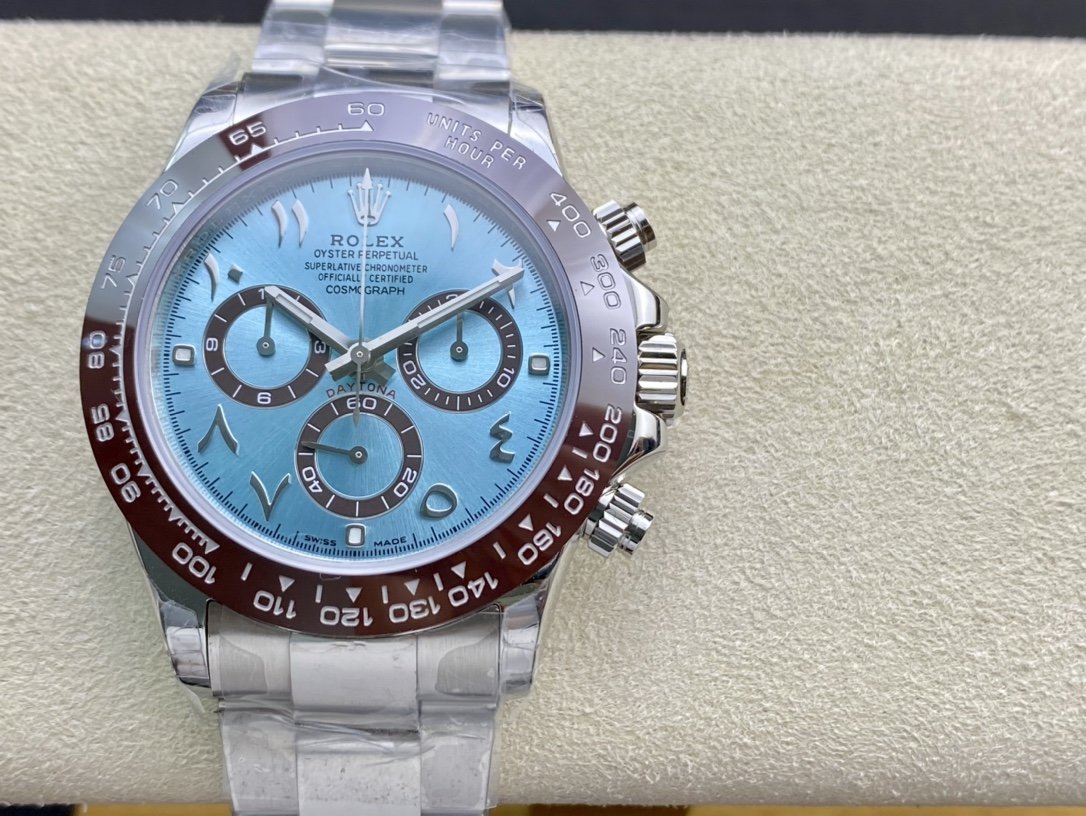 TW廠勞力士中东版蠔式恒動宇宙計時型迪通拿冰藍迪904L鋼7750機芯40MM複刻手錶手表