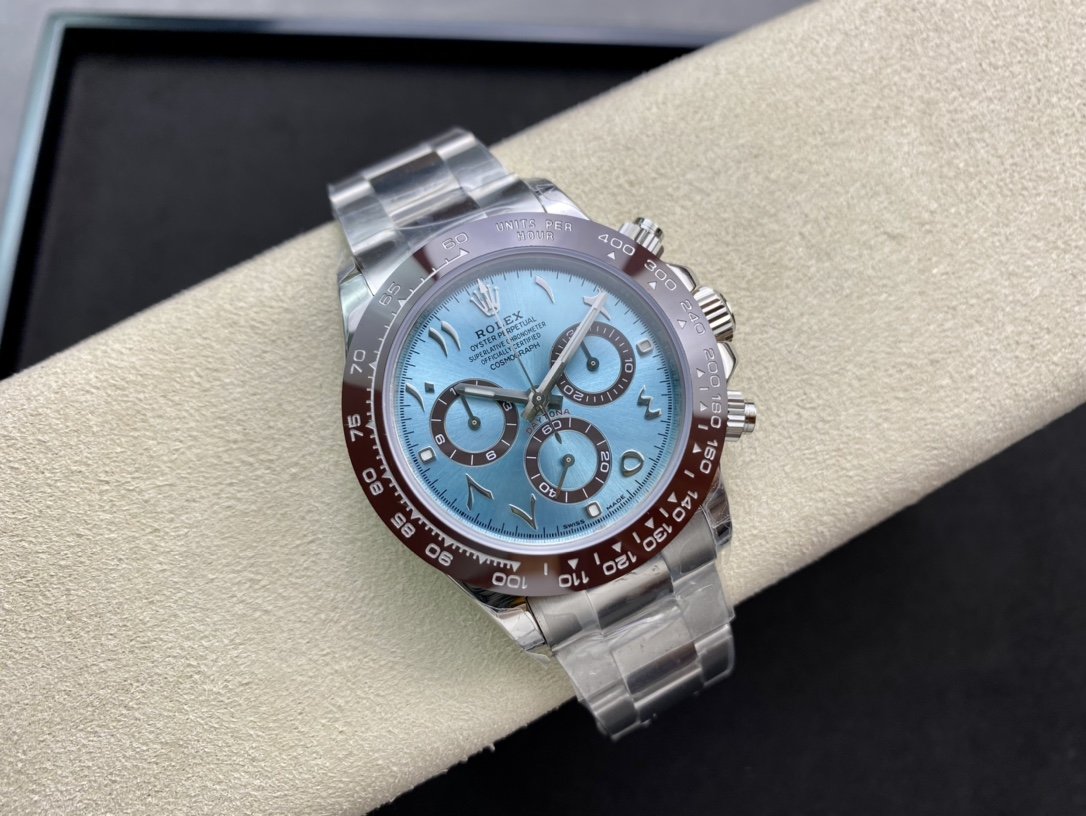 TW廠勞力士中东版蠔式恒動宇宙計時型迪通拿冰藍迪904L鋼7750機芯40MM複刻手錶手表