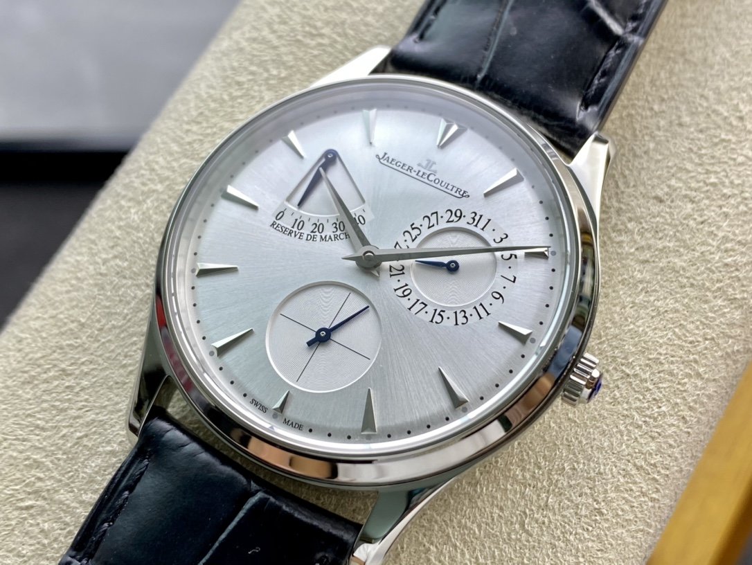 GF廠高仿積家小醜Master Ultra Thin Réserve de Marche超薄大師系列動力儲存顯示938/1一體機芯39MM複刻手錶