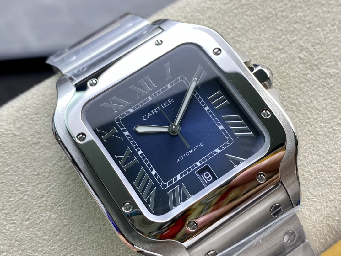 GF廠高仿卡地亞山度士系列9015機芯40MM複刻手錶