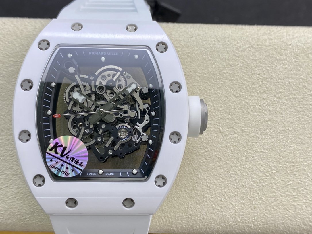 KV臺灣廠V2版複刻理查德米爾RICHARDMILLE最強複刻版RM055系列高仿手錶