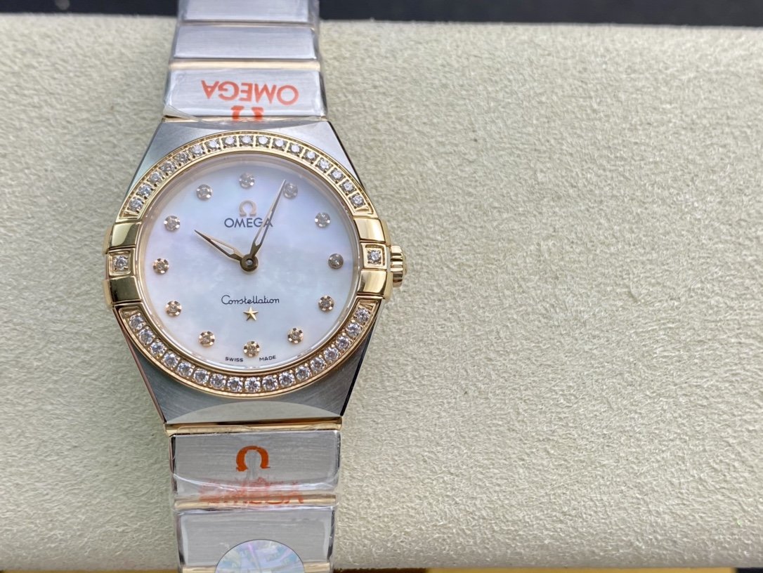 AF 廠高仿歐米茄女星座系列28mm石英腕表複刻手錶