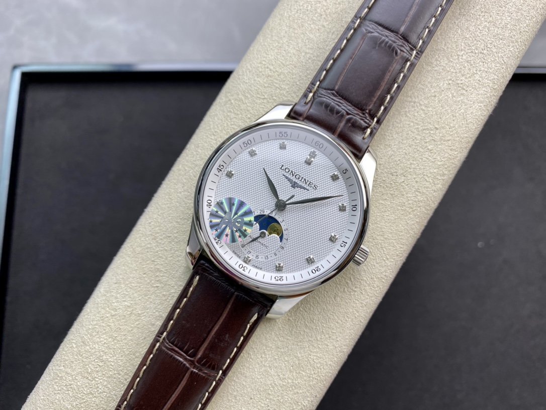 AG廠高仿浪琴月相名匠系列L2.909.4.78.3定制版L899機芯複刻手錶