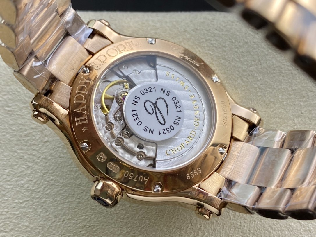 YF廠高仿蕭邦HAPPY DIAMONDS 快樂鑽 鋼帶款2892機芯30/36MM複刻手錶女表