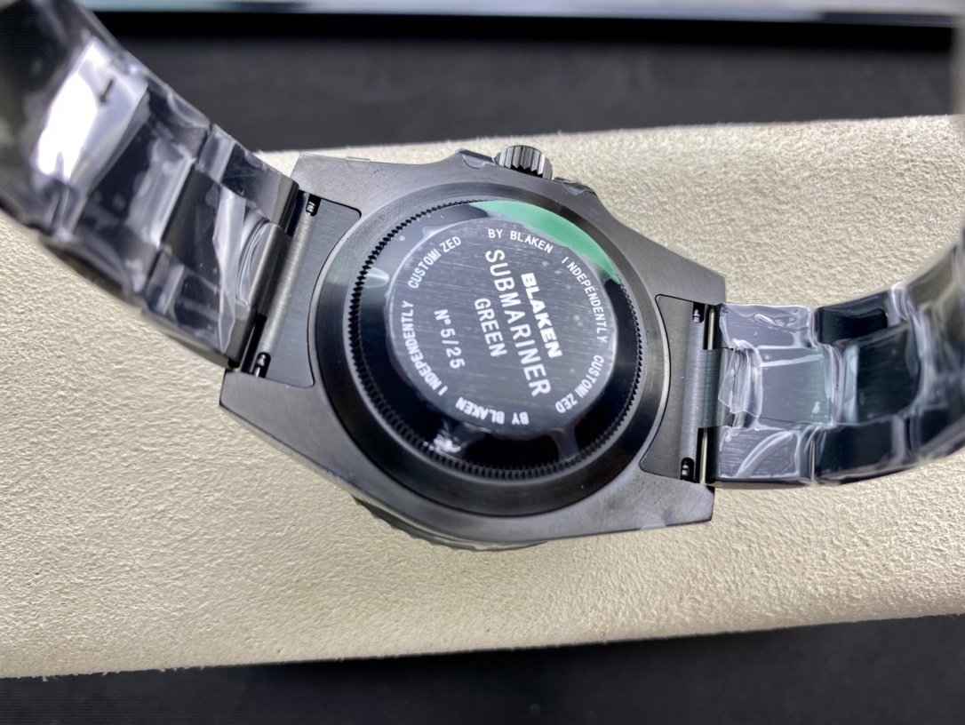 V9廠高仿勞力士黑化水鬼BLAKEN官方同款曜黑版3135機芯40MM複刻手錶