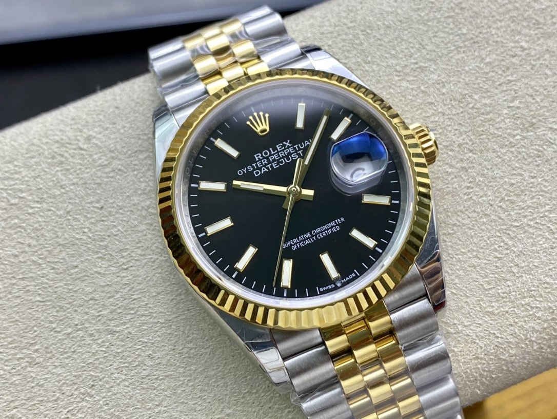 EW Factory高仿勞力士Rolex原版開模3235自動機械機芯日誌型系列126233日誌型腕表36MM複刻手錶