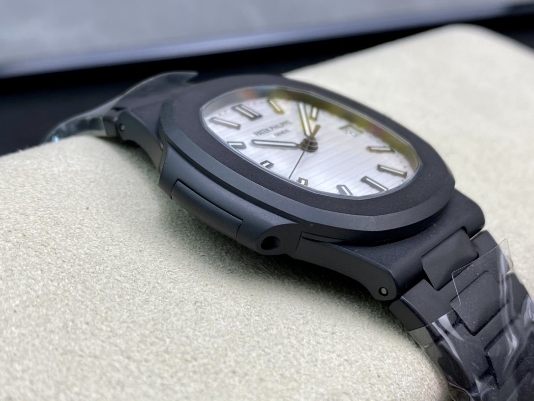 PPF V4 DCL版金剛石碳塗層表殼高仿百達翡麗超級鸚鵡螺複刻手錶
