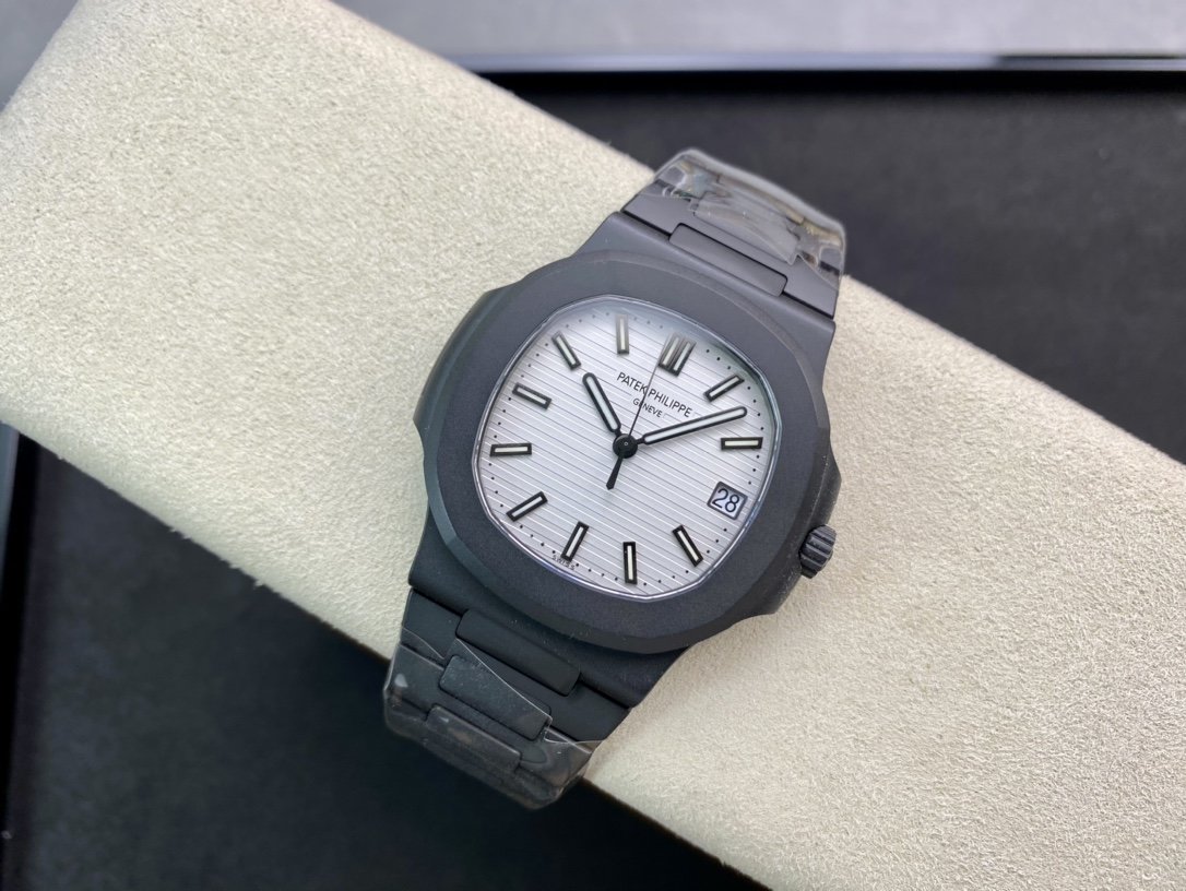 PPF V4 DCL版金剛石碳塗層表殼高仿百達翡麗超級鸚鵡螺複刻手錶