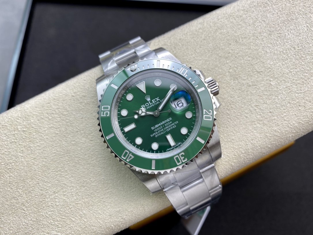 VS廠高仿勞力士3135綠水鬼搭載最新版本的Clean廠綠圈口複刻手錶