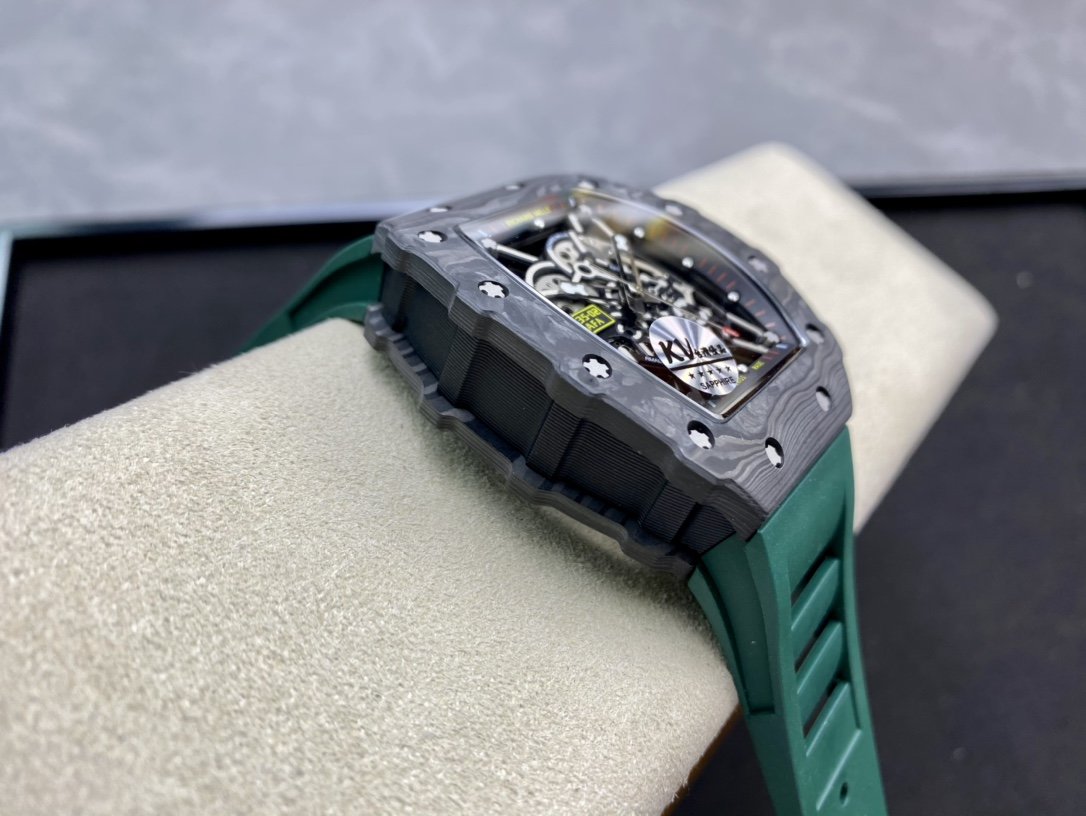 KV廠高仿理查德米勒RM35最強進口原紋碳纖維＂V3＂升級版複刻手錶