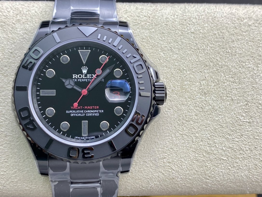 “三倍紅遊艇”VR Factory魔改又添新品Triple Red 此款定制品是參考 Rolex 勞力士 黑遊艇1166220腕表系列複刻手錶