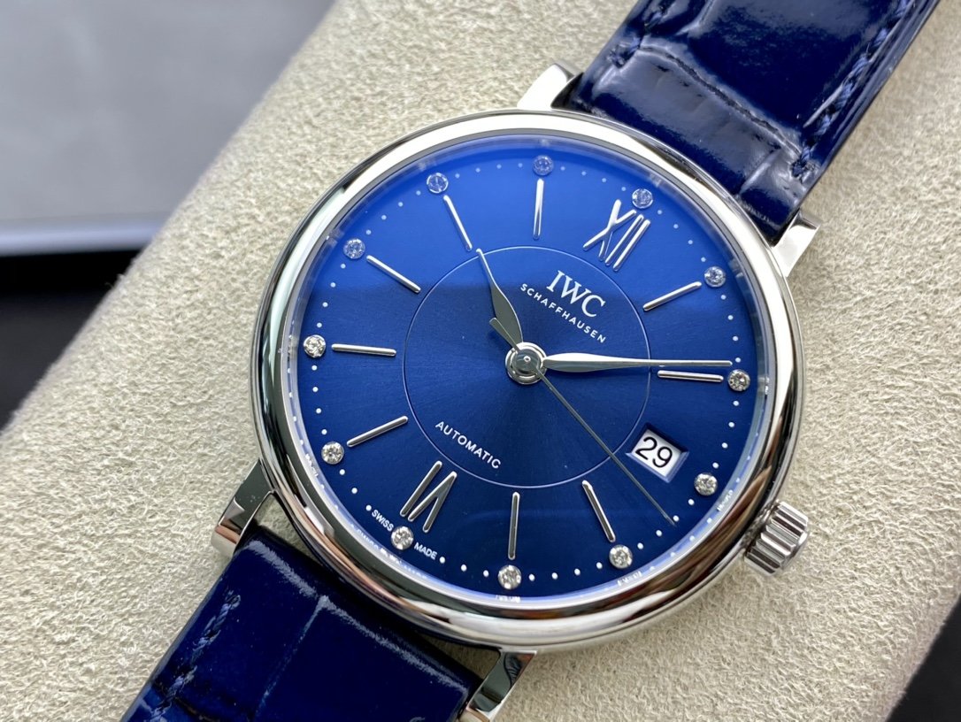 V7廠高仿萬國柏濤菲諾37mm女表複刻手錶