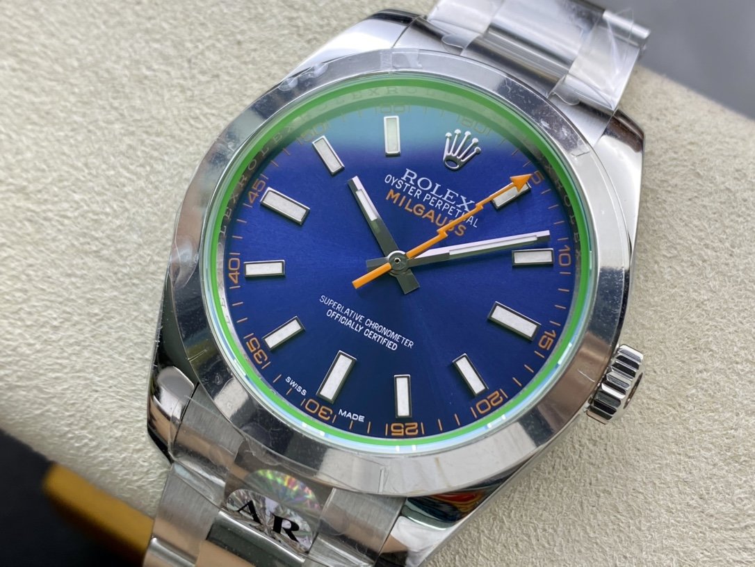 ARF高仿勞力士閃電綠玻璃ROLEX超級全904L格磁型114060複刻手錶