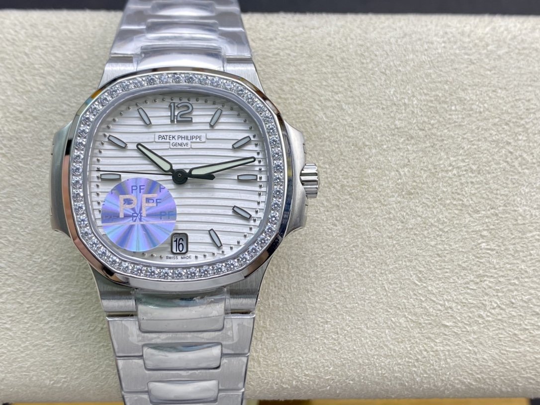 稀缺款PF最高品質版本百達翡麗女表鸚鵡螺運動系列35MM複刻手錶