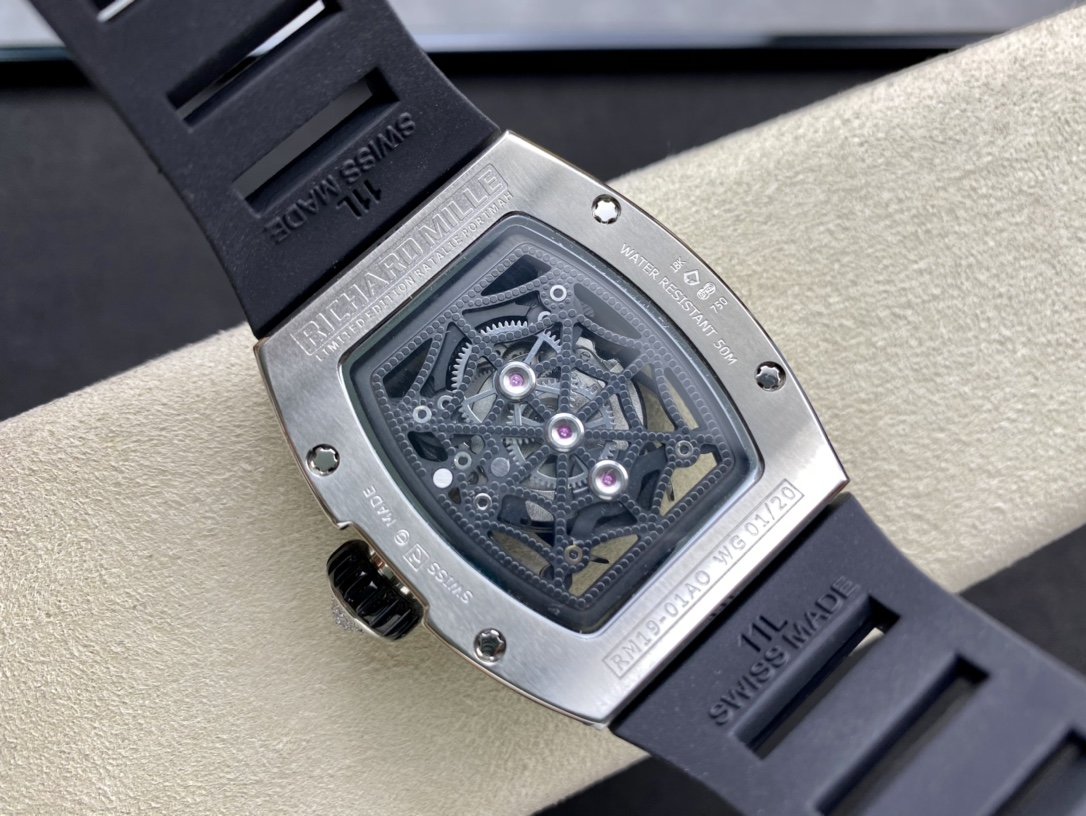 理查德米勒 Richard Mille 蜘蛛 RM19-01搭載原裝進口機械鑲滿鑽複刻手錶