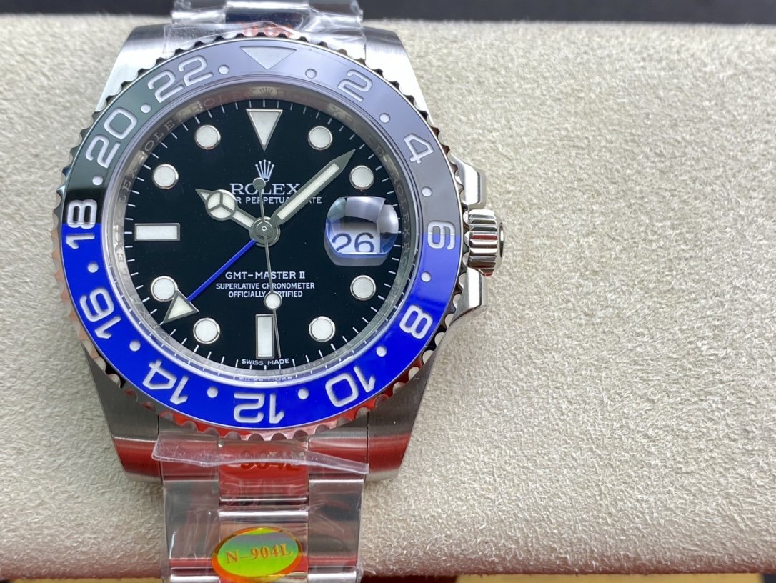 N廠手錶V11版勞力士GMT格林尼治黑圈及藍黑圈升級版複刻手錶