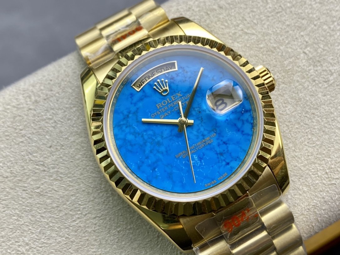 稀缺款RXW廠高仿勞力士日誌型（DAY-DATE）36mm有星期雙曆跟單曆複刻手錶