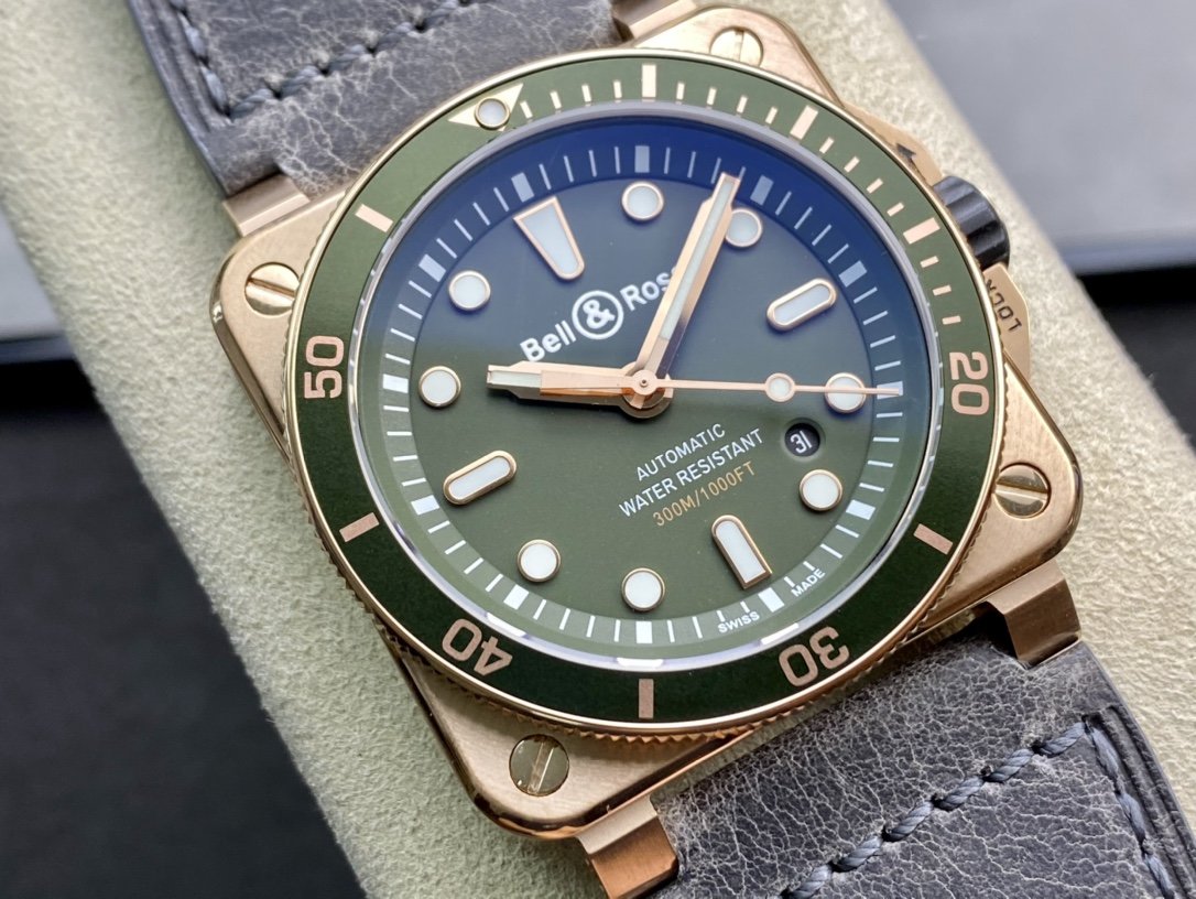 BR廠柏萊仕Bell&Roas首款方形潛水腕表DiverBR03-92 Diver潛水腕表複刻手錶