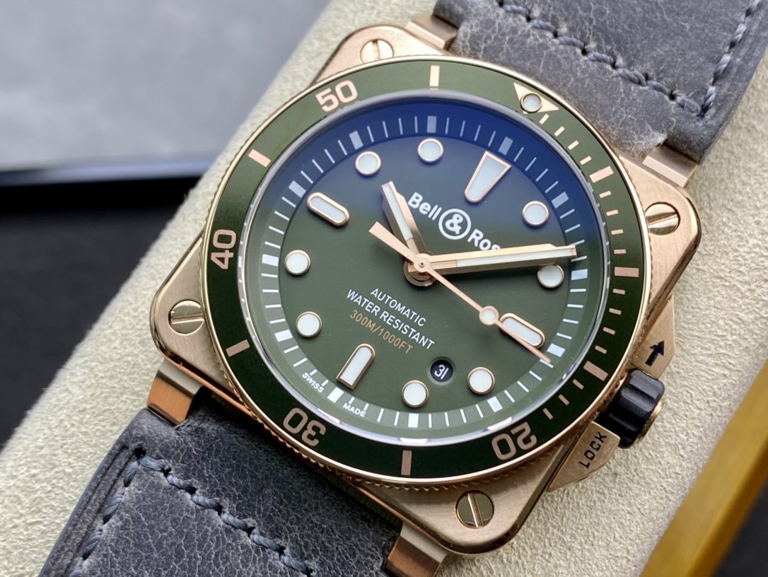 BR廠柏萊仕Bell&Roas首款方形潛水腕表DiverBR03-92 Diver潛水腕表複刻手錶