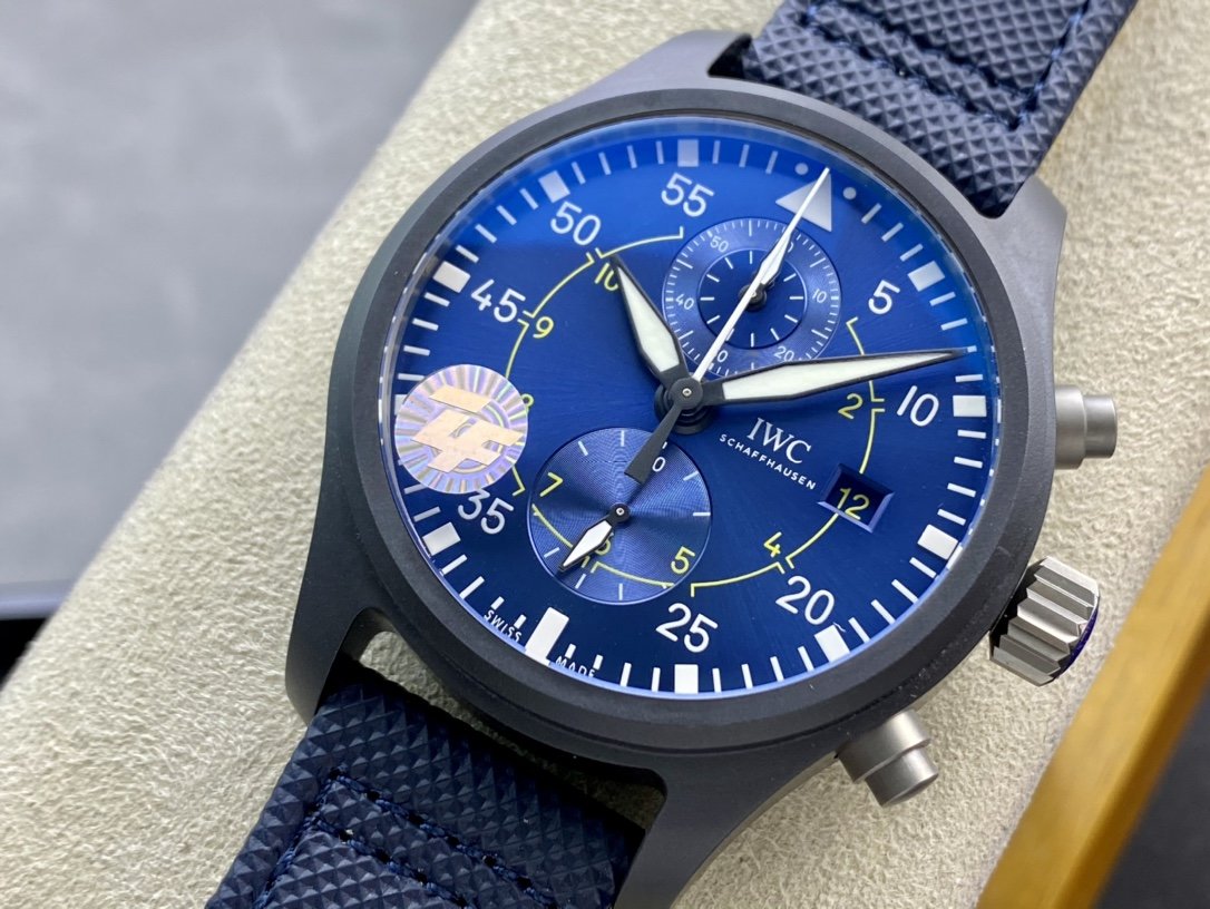 ZF廠黑色科技萬國IWC飛行員系列TOP GUN海軍空戰部隊MIRAMAR藍天使IW389008” IW389001 IW389002計時腕表複刻手錶