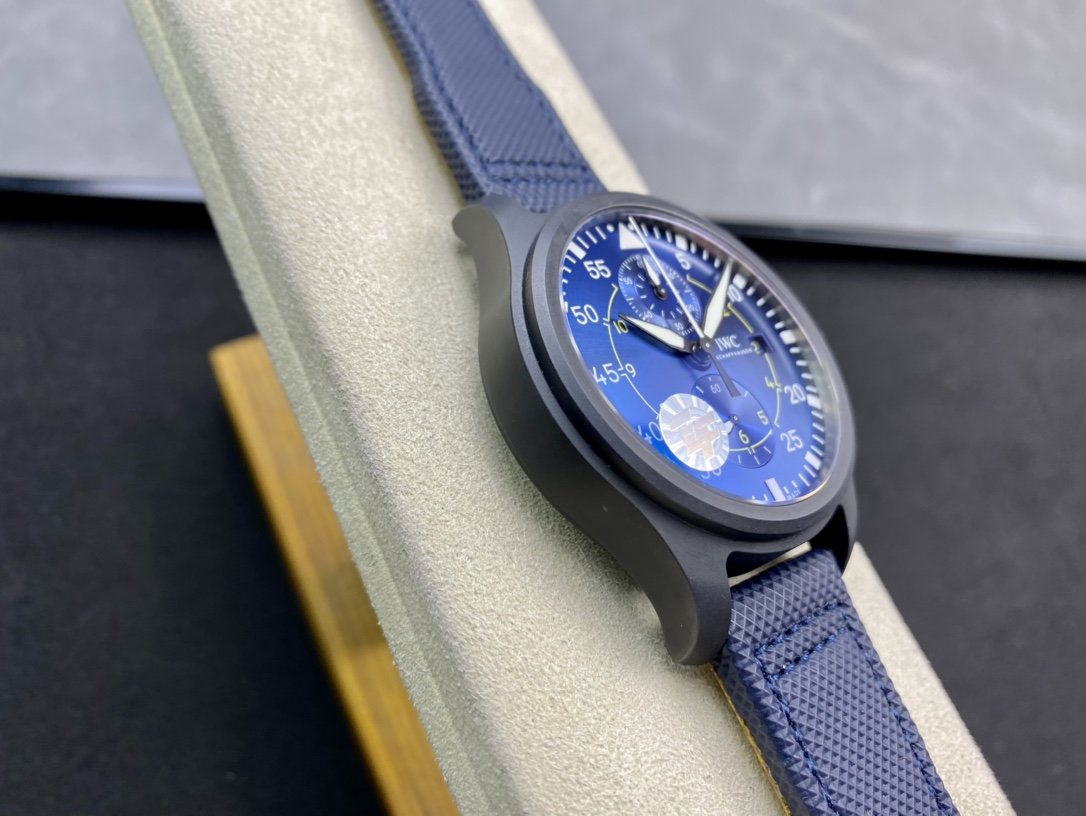 ZF廠黑色科技萬國IWC飛行員系列TOP GUN海軍空戰部隊MIRAMAR藍天使IW389008” IW389001 IW389002計時腕表複刻手錶