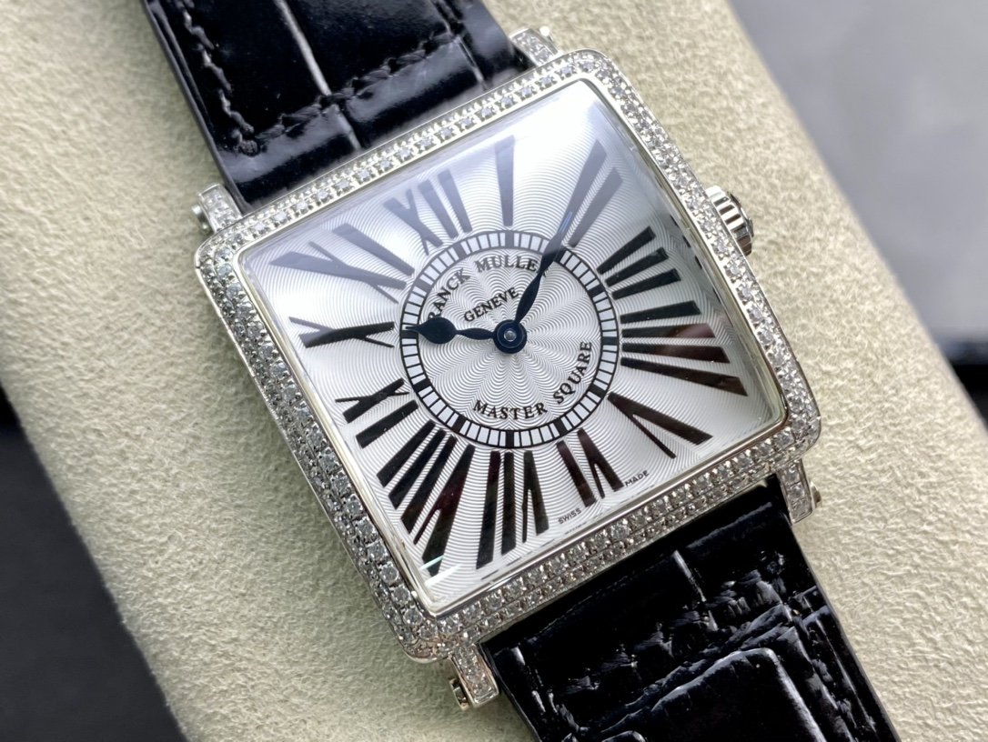 GF複刻工藝新極致Franck Muller法穆蘭MASTER SQUARE系列6002 M QZ女士石英腕表高仿手錶