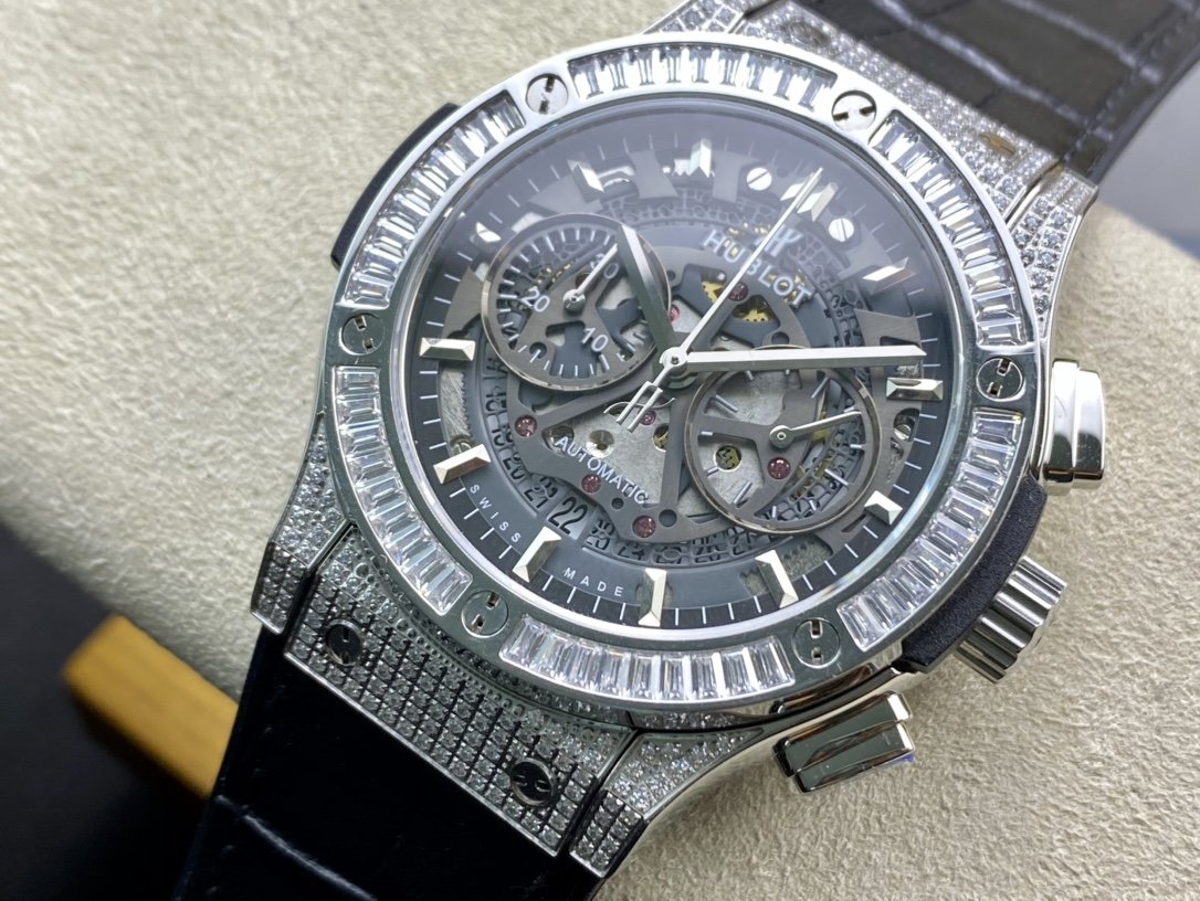 TA出品宇舶hublot恒寶滿鑽經典融合CLASSIC FUSION系列計時腕表高仿手錶