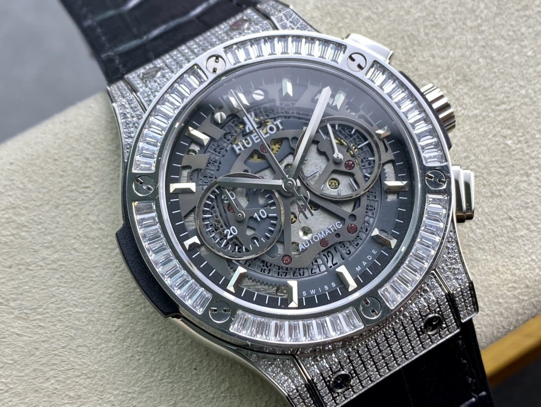 TA出品宇舶hublot恒寶滿鑽經典融合CLASSIC FUSION系列計時腕表高仿手錶