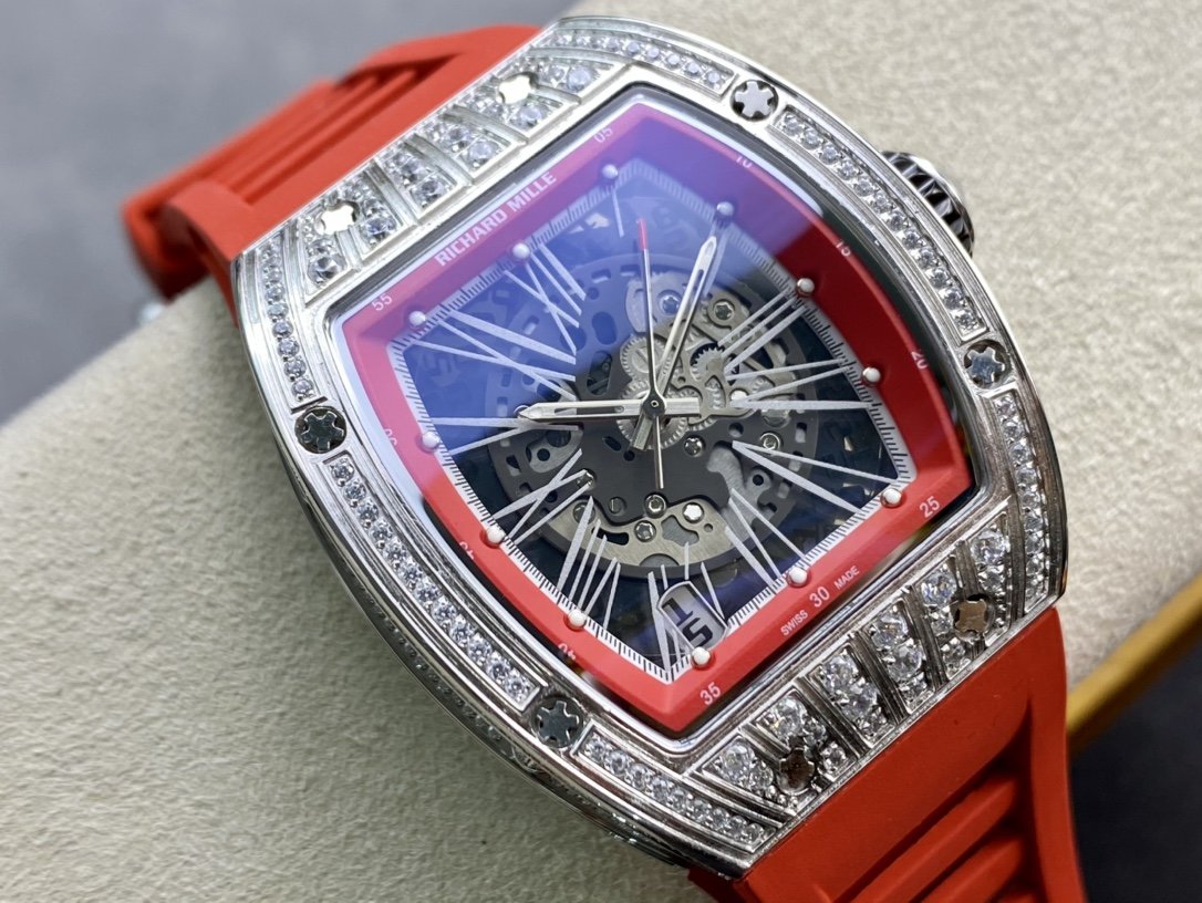 理查德米勒 Richard Mille RM010滿鑽複刻手錶 - N廠勞力士高仿錶一比一複刻手錶