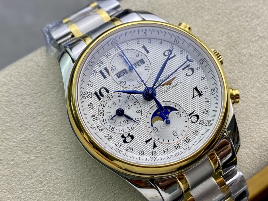 YL廠浪琴名匠八針L2.773.4.78.6月相複刻手錶